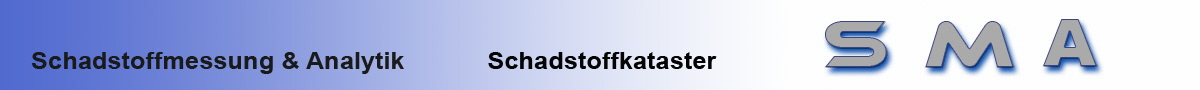 SMA Schadstoffmessung Schadstoffkataster Nordrhein-Westfalen Schadstoffanalytik Thermografie Ozonbehandlung Schadstofuntersuchung  Schimmelchek Schimmelanalysenalyse Asbestmessung Asbesttest Asbestanalyse Asbestuntersuchung Umweltlabor Schadstoffe im Fertighaus  Radonmessung  Radonuntersuchung  Partikel Fasern Mikrofasern Nanopartikel Diagnostik von Gebuden Gebudediagnostik   